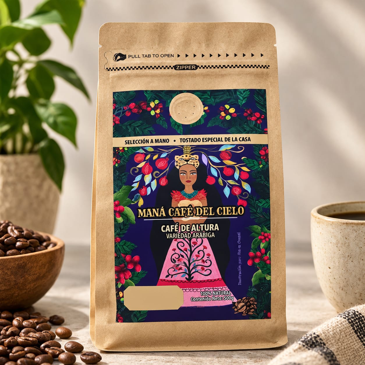 Maná Café del Cielo - Presentación 1 kg